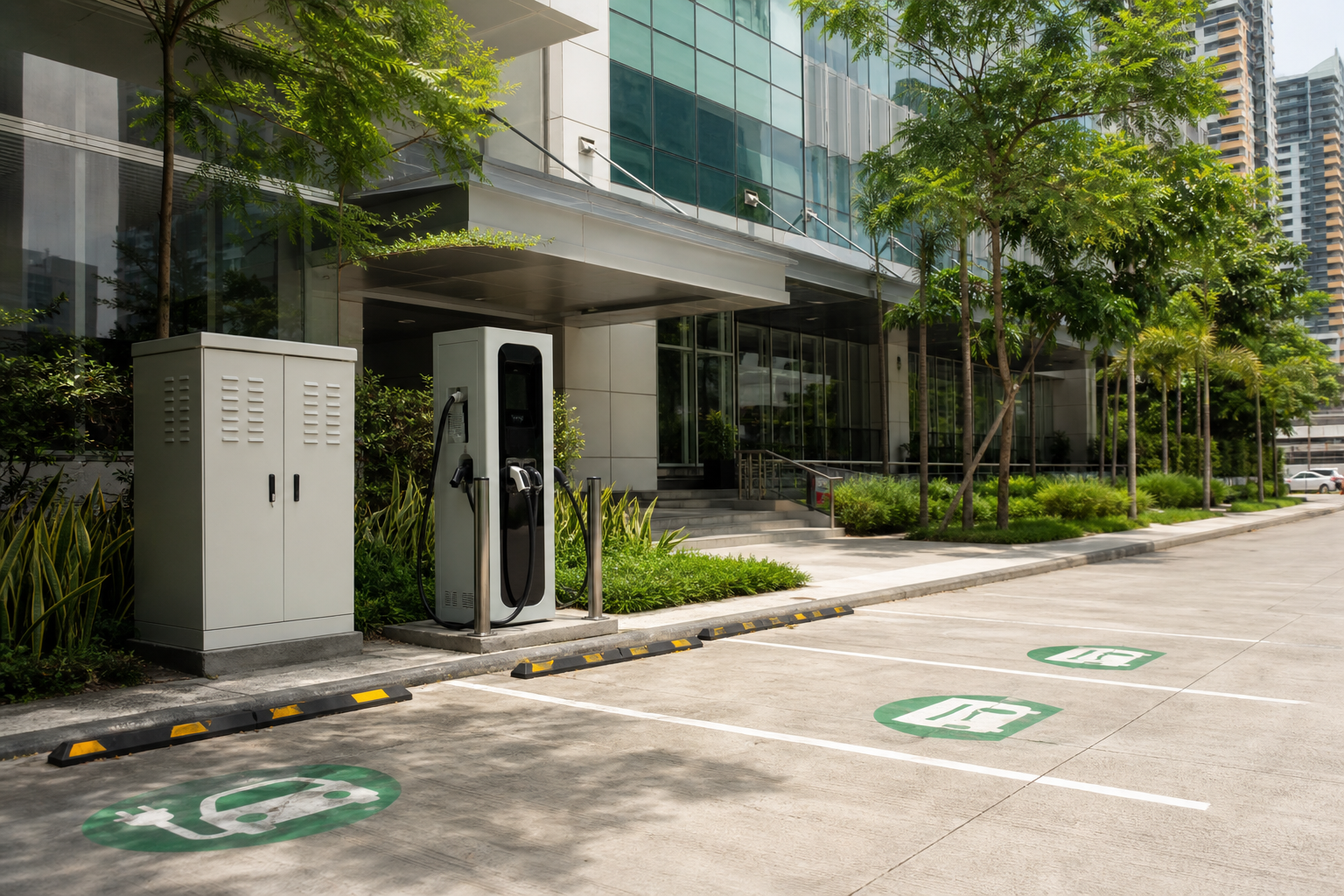 EV charging readiness for offices and managed properties
